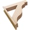 Ekena Millwork 7 1/2-in W x 34-in D x 38-in H Funston Block Rough Cedar Woodgrain TimberThane Outlooker, Primed Tan OUTUR075X34X38FST44RCPR - alternate 2